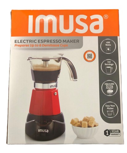 Imusa electric espresso maker - electric,