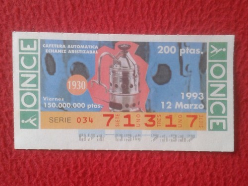Lotería once loterie 1993 - once,