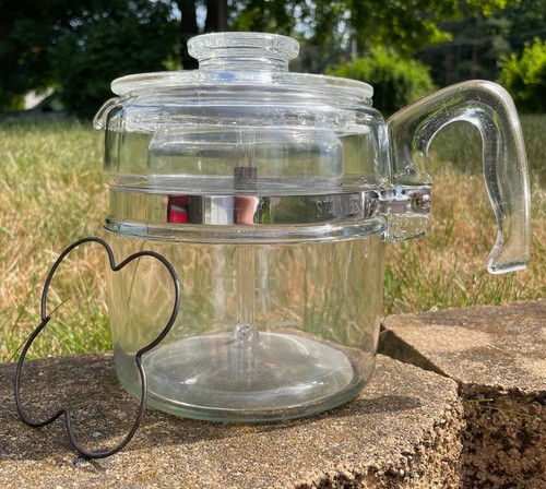 Caffettiera vintage pyrex - vintage,